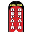 thumbnail image 2 of Auto Repair Windless Business Feather Flag 10 x 2.5 Foot Advertising Flutter Flag, 2 of 3