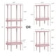 thumbnail image 2 of Mesa auxiliar DGSANDGO pequeña redonda con almacenamiento rosa, 2 of 8