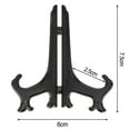 thumbnail image 4 of 10pc Plastic Display Plate Stand Adjustable Folding Plate Racks Porcelain Plate Tray Holders Photo Frame Gift Stand Decorations, 4 of 6