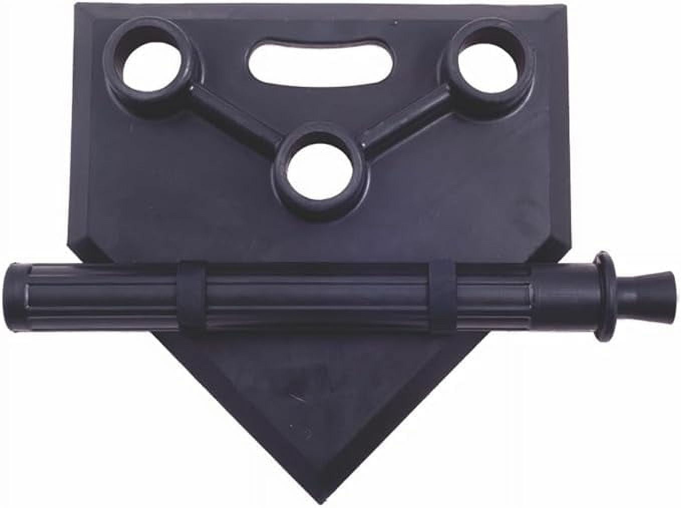 Champion Sports 3-Position Batting Tee - Mounted Adjustable Telescopic Batting Tee With 3 Hitting Zones