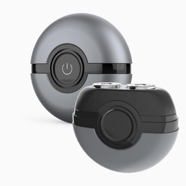 PHOCAR Afeitadora Eléctrica Esférica, Diseño Minimalist, Rasuradora Eléctrica Portátil para Hombre con Motor de Levitación Magnética, Cabezal Doble Lavable, USB-C Recargable, Compacta de Bolsillo para