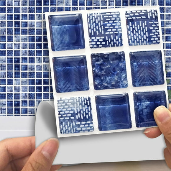 Azulejo de Pared Impermeable ANGGREK Peel And Stick para Baño y Cocina DIY