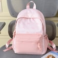 thumbnail image 5 of Weebloom Bow School Backpack For Kids Girls Cute Patchwork Lightweight Casual Backpack Versatile Daypack Large Bookbag Middle High School College Pink, 5 of 9