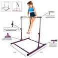 thumbnail image 1 of GymPro Kids Expandable Gymnastics Bar Kip Bar Junior Training Horizontal Bar Height Adjustable 3 to 5 Feet, 1 of 5