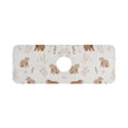 thumbnail image 7 of Yayeee Faucet Mat for Kitchen Sink 14.7" Diatomite Long Splash Guard Pad, Gray Bears, 7 of 7
