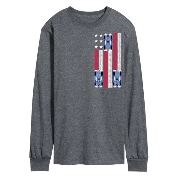 Hot Wheels - Racing Flag - Men's Long Sleeve Graphic T-Shirt