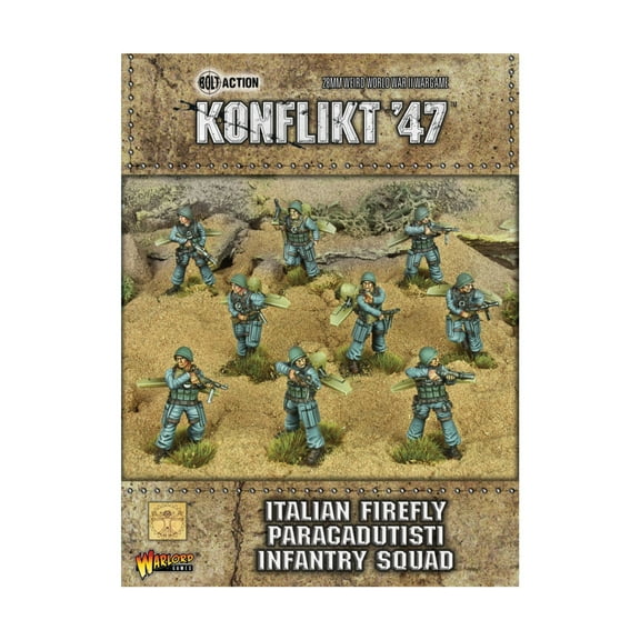 Warlord Games Italian Firefly Paragadutisti Infantry Squad New