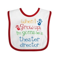 Inktastic Theater Director Future Boys or Girls Baby Bib