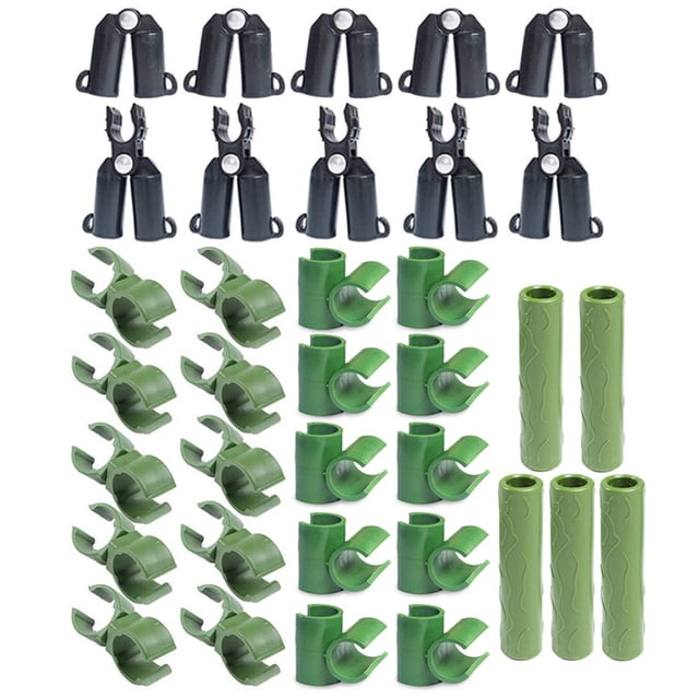 Plant Pile Connector Clip Connecting Joint Greenhouse Bracket 30Pcs Climbing Frame Set