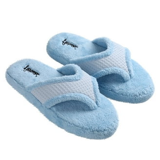 Women's Heart Love Spa Thong Slippers | Non-Slip Bedroom & Home Slippers With Waterproof Sole
