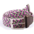 thumbnail image 2 of GHSDFBB Ceintures Tressées Multicolores en Tissu Élastique Tissé, 2 of 4