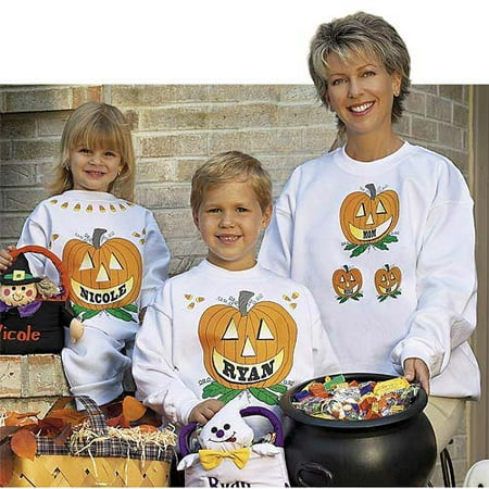 Personalized Youth Pumpkin Sweatshirt