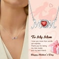 thumbnail image 4 of ChicSilver Mom Necklaces Pendants for Women Sterling Silver Jewelry Mother Girlfriend Grandma Birthday Gifts for Mom from Daughter, 4 of 9