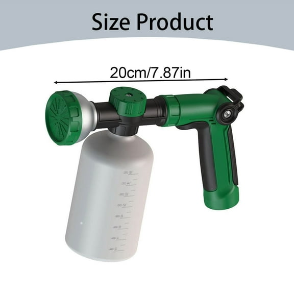 ACDANC Hose End Sprayer For Liquid /Soap | Yard & Garden Feeder With 16oz / 500ml Bottle For Fertilizing And Watering Plants | Car Dog Wash Hose Attachment Nozzle