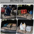thumbnail image 3 of COEQINE Auto Trunk Liner for SUV, All Weather Heavy Duty Cargo Liner Floor Mat Fashion Rear Trunk Cover Fits Most Car Models, Universal Fit, Deer US Flag Rustic Wood Grain, 3 of 7