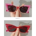 thumbnail image 2 of Bling Rhinestone Sunglasses Women Cat Eye Sun Glasses Lady Bing Crystal Diamond Sunglasses Female Party Eyewear, 2 of 6