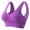 Purple, variant on Bras for Women Comfortable Womens Wireless Bras V Mesh Comfortable Bralette Supportive Tshirt Bra No Underwire Seamless Push Up Everyday Bras Plus Size