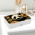 thumbnail image 6 of Panda PU Leather Necklace Holder with Removable Compartment and Portable Jewelry Stand Earring Holder Jewelry Box, 6 of 6
