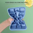 thumbnail image 3 of 2-piece Silicone Ice Cube Mold With Removable Lid, Reusable Freezer Ice Cube Tray For Freezer (dai Blue), 3 of 5