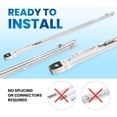 thumbnail image 2 of Osprey Smart Curtain Track, Motorized Rod, 5ft11-10ft9, Remote & App Control, Alexa/Google, Wall/Ceiling, 2 of 13