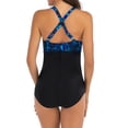 thumbnail image 6 of BEEACHGIRL One Piece Swimsuit Sexy Floral Conservative Swimwear for Women Spaghetti Strap, 6 of 8