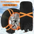 thumbnail image 3 of DAMIFU Snow Sock Tire Chains 2Pcs Designed To Fit Most For Car Tires In Winter, 3 of 7