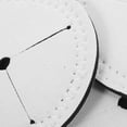thumbnail image 3 of unbranded 2Ud White Neoprene Wine Glass Coasters with Heat Transfer Design for Parties, 3 of 8