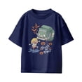thumbnail image 2 of Trash Truck Trash Or Treat Halloween Youth T Shirt (Navy, XS-XL), 2 of 4