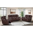 thumbnail image 3 of Intercon Furniture Wainwright Transitional Leather Loveseat in Brown, 3 of 3