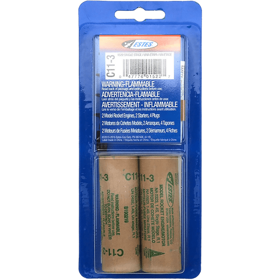 Estes C11-3 Rocket Engine Pack EST10025 / EST1522