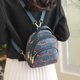 thumbnail image 2 of Mochila pequeña con estampado Vintage para mujer, bolso de hombro informal multifuncional de nailon resistente al agua, Mini mochila monedero femenino Fivean unisex, 2 of 2