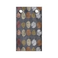 thumbnail image 1 of Leaf Hanging Pocket Organizer, Autumnal Tones Fall Foliage Mosaic Pattern of Leaves, Printed Polyester Storage Bag with Pockets, 9" x 27", Taupe Multicolor, 1 of 2