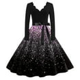 thumbnail image 4 of Vestidos Para Mujer Verano Vestido Para Mujer Moda Manga Larga Cuello En V Fiesta de Noche de Navidad Fiesta de Graduación Vestido de Playa, 4 of 4