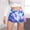 Dark Blue, variant on Babysbule Women Shorts Fashion Women Pocket Tie-dye Jeans Denim Pants Female Hole Bottom Casual Shorts