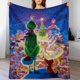 thumbnail image 4 of Manta de tela de superficie vertical súper suave de varios tamaños de Grinch, acogedora y cálida, adecuada para cama, sofá, campamento, viajes, para todas las estaciones, liviana y compacta de 40 x, 4 of 8