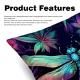 thumbnail image 2 of Dragonfly Throw Pillows Set of 2 with Unique Patterns Covers - Available in 16x16, 18x18, and 20x20 Inches for Various Occasions - Includes Throw Pillow Inserts, 2 of 6