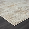 thumbnail image 3 of LR Home Brielle Rus Damask Indoor Polyester Blend Area Rug, Gray/Beige, 7'9" x 9'9", 3 of 10