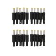 thumbnail image 1 of 20PCS Conector De Montaje En Panel De Alimentación De CC Premium, Conector , Negro, 5.5 Mm X 2.5 Mm CUTICAT Enchufe de alimentación de CC macho, 1 of 8