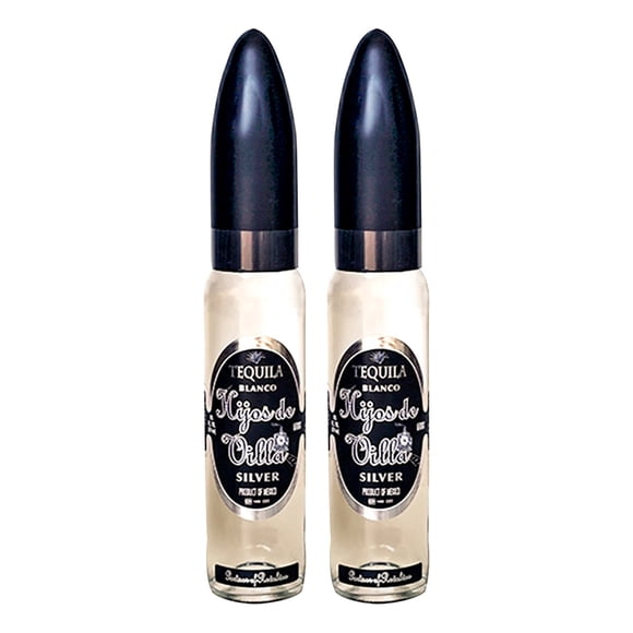 Duo Pack Tequila Hijos De Villa Edición Bala Blanco 750ml Hijos de Villa Tequila, Blanco