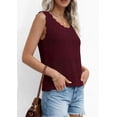 thumbnail image 4 of PRETTYGARDEN Womens Crochet Tank Tops Summer Spring Boho Sleeveless Cute Knit Sweater Vest Trendy Beach Vacation Clothes, 4 of 11