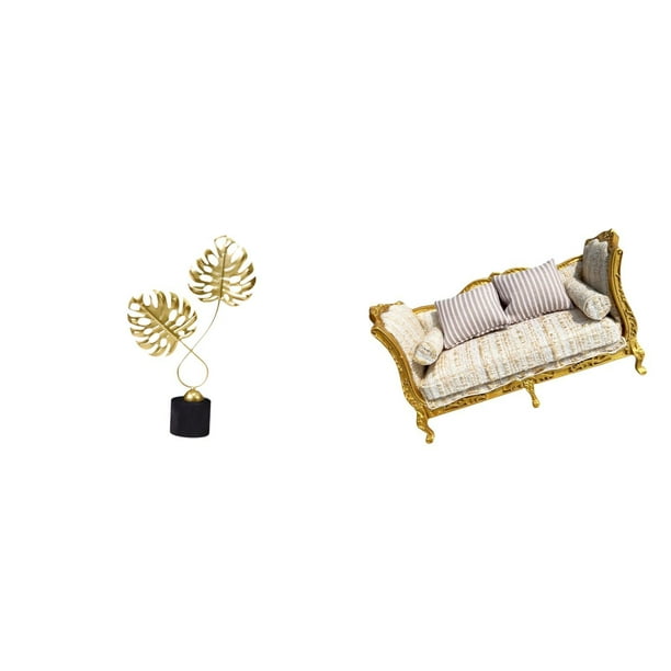 Figura De Hierro Con Forma De Hoja, Estatua, Obra De Arte, Escultura Coleccionable, Adorno De Mesa Para Escritorio, Armario, Decoración De Interiores, Chimenea, Casa De Muñecas, Sofá En