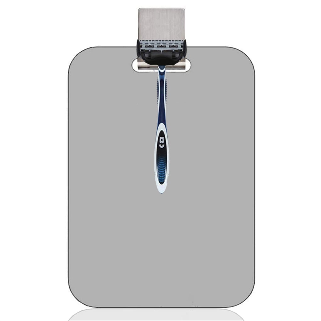 Fogless Shower Mirror Antifog Bracket Shaving Mirrors Wall Hanging