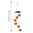 thumbnail image 3 of KMMYS Solar Pumpkin Wind Chime Light, LED Decorative Wind Chime, Outdoor Halloween Decor, Unique Lighting Effects, Waterproof Hanging Lantern, Energy-saving Solar Powered Lights, 3 of 9
