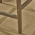 thumbnail image 4 of Noble House Perla Outdoor Acacia Wood Barstools Gray and Dark Gray (Set of 4), 4 of 6