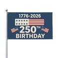 thumbnail image 2 of 250Th Anniversary Us Flag Decoration, Single-Sided Flag, M1Pc, 1776-2026 Birthday Commemoration, American Flag For Display, Patriotic Decor For S/Teens, 2 of 7