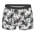 thumbnail image 4 of Goofa Hawaii Palms Printed Men's Boxer Briefs Underwear, Moisture-Wicking Underwear, Trunk,Soft and Breathable Cotton Underwear-XX-Large, 4 of 9