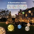 thumbnail image 4 of Floating Pool Lights Solar Powered RGB LED | 16 Color Floating Pool Balls 14.5in | IP68 Waterproof, 4 Modes, Remote Control, Inflatable Sphere, Outdoor Lighting for Pools, Garden, Pathway, Party, 4 of 8