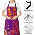 thumbnail image 6 of Naloa Bright Textured Animal Apron Kitchen Aprons with Pockets for Women Men Chef, 6 of 8