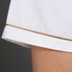 thumbnail image 4 of Camisa básica de chef unisex de manga corta para catering, panadería, servicio de comida, restaurante, talla M (blanca), 4 of 5
