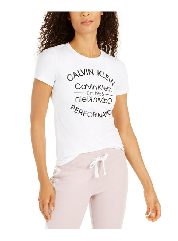 Calvin Klein Tshirts for Women in Womens Tops | White Calvin Klein Tshirts for Women in Womens Tops | White